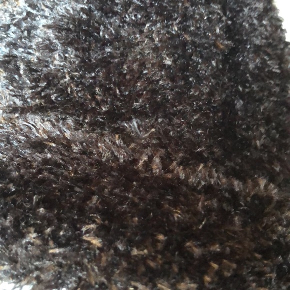 Tae Kyung black fuzzy bucket hat Y2K style excellent condition one size - Picture 5 of 5